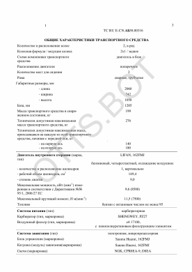 ОТТС ТС RU E-CN.АБ58.00316 — превью документа