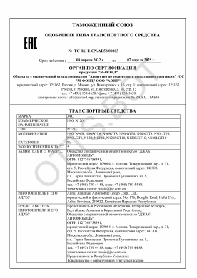 ОТТС ТС RU E-CN.АБ58.00803 — превью документа