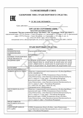 ОТТС ТС RU E-RU.МТ30.00276 — превью документа