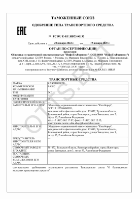 ОТТС ТС RU E-RU.НВ23.00133 — превью документа
